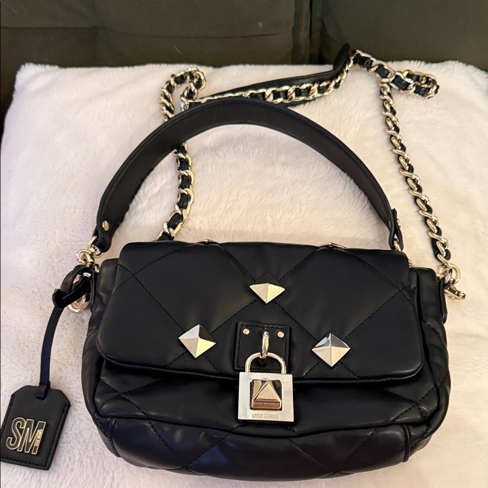 STEVE MADDEN STUDDED CROSSBODY PURSE